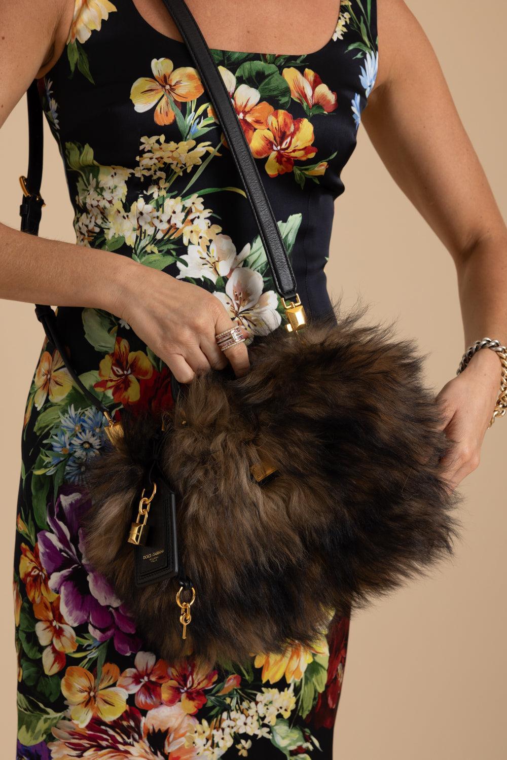 Borsa A Mano Handbag - Brown Black-BROWN/BLACK-HANDBAGTOP HANDLE-DOLCE & GABBANA