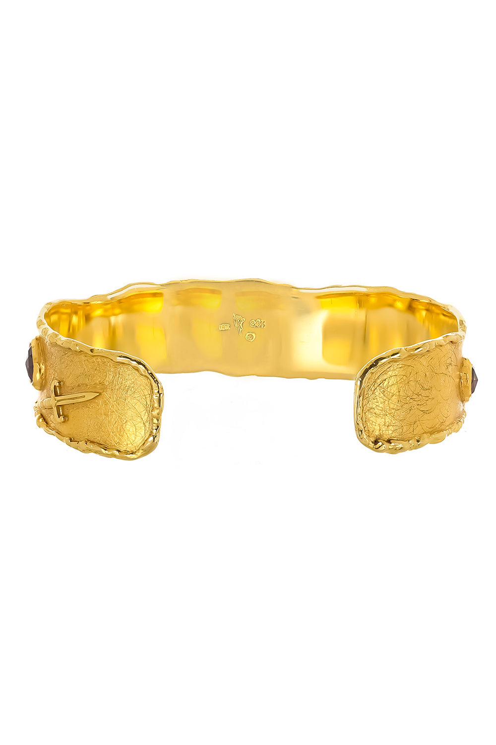 Brown Zircon Cuff Bracelet