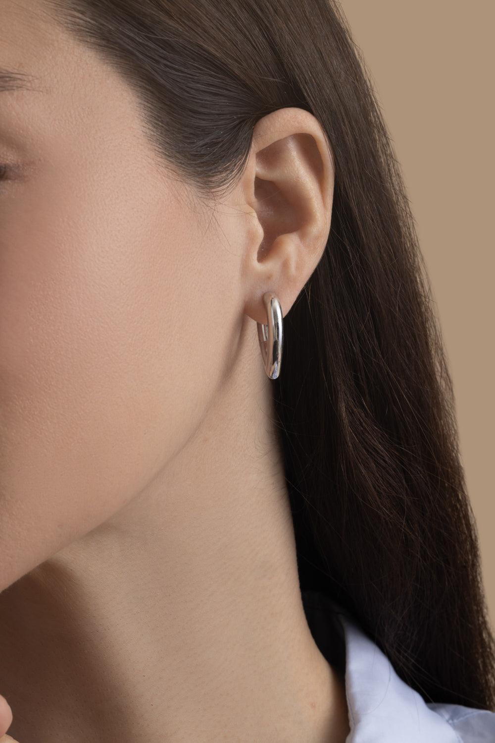 Medium Pave Teardrop Link Earrings-WHITE GOLD-M-JEWELRYFINE JEWELEARRING-ENGELBERT 1920