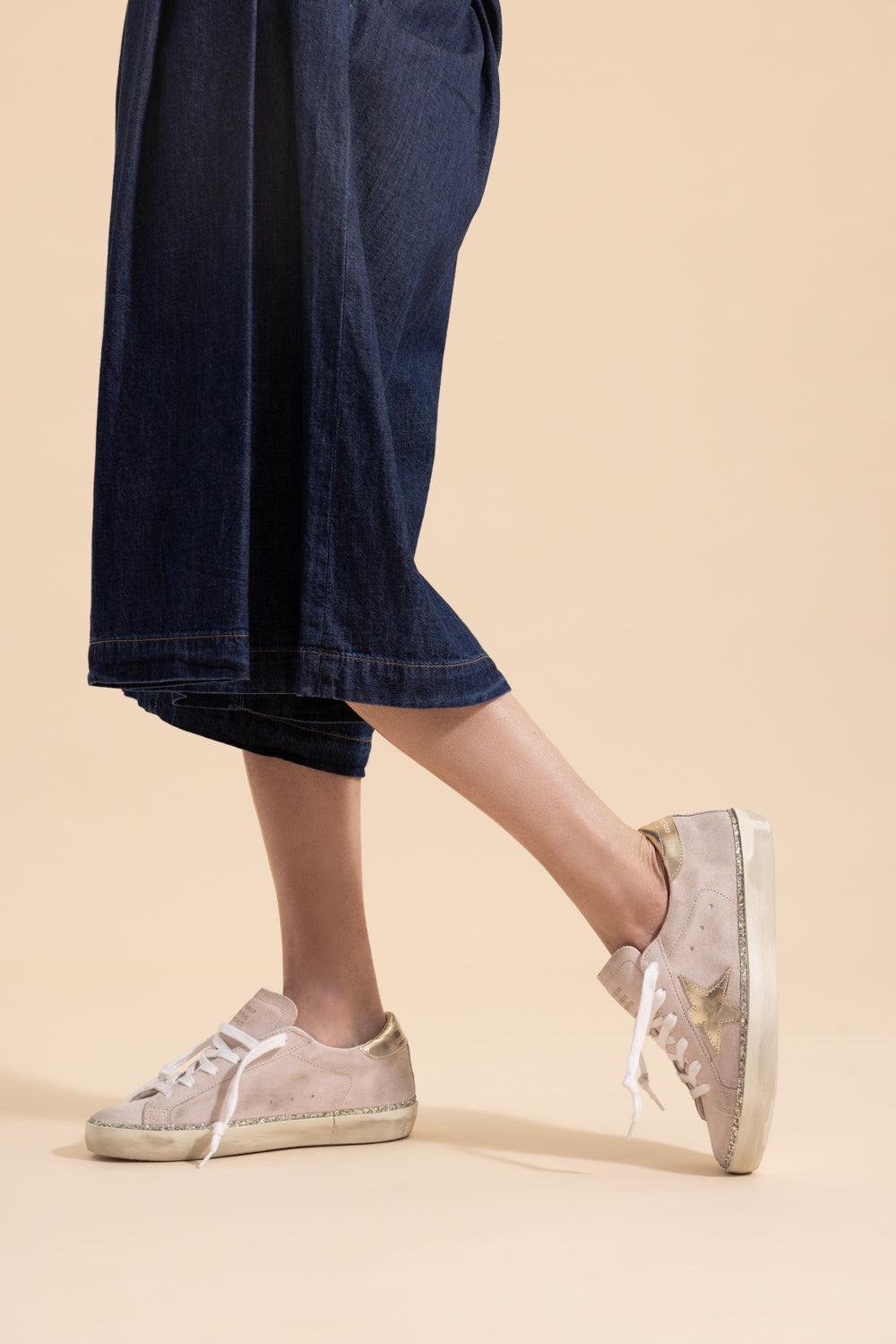 Super Star Glitter Sneaker - Pink Platinum-PNK/PLTN-35-SHOESNEAKER-GOLDEN GOOSE