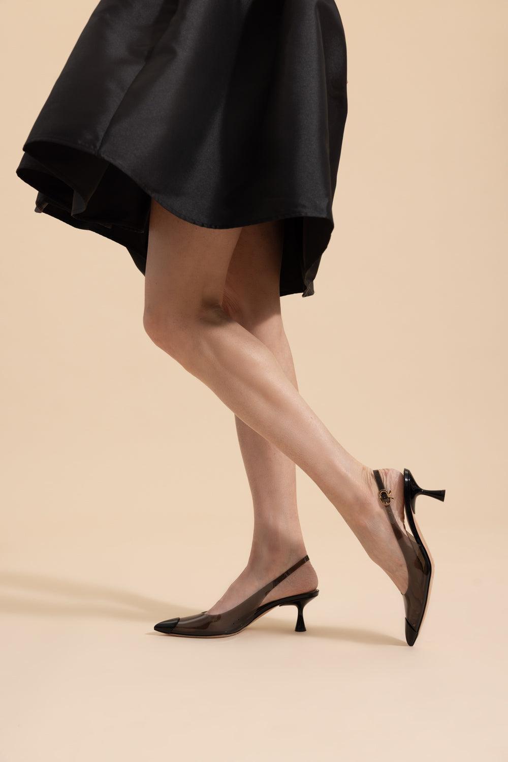 Vernice Slingback - Fume Black-FUMEBLCK-37-SHOEPUMP-GIANVITO ROSSI