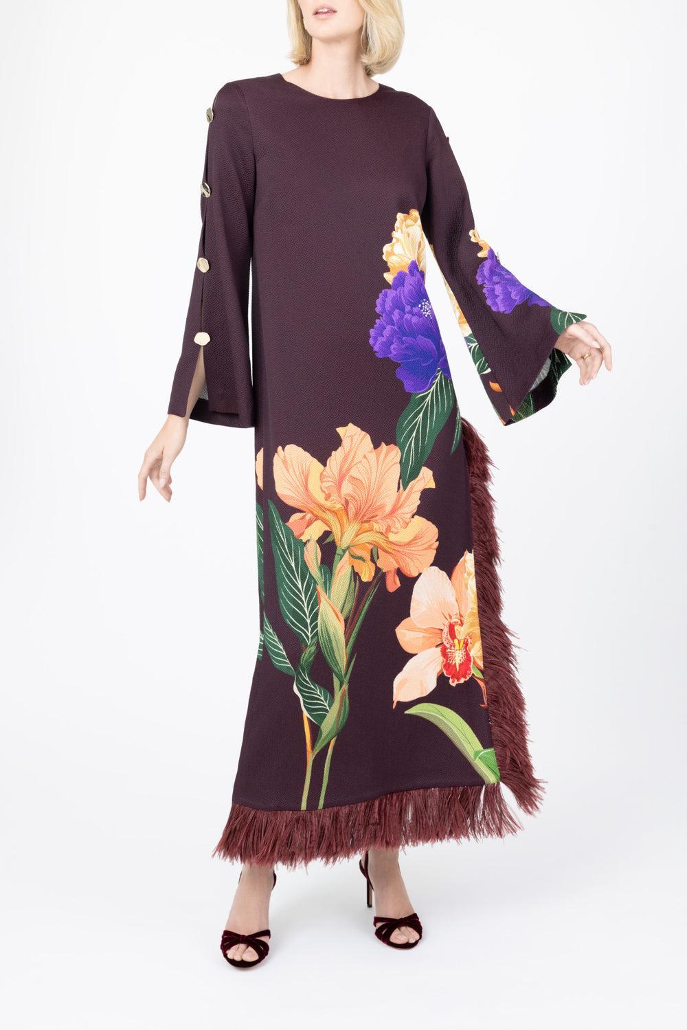 Brunetta Maxi Dress-RED-4-CLOTHINGDRESSCOCKTAIL-BORGO DE NOR