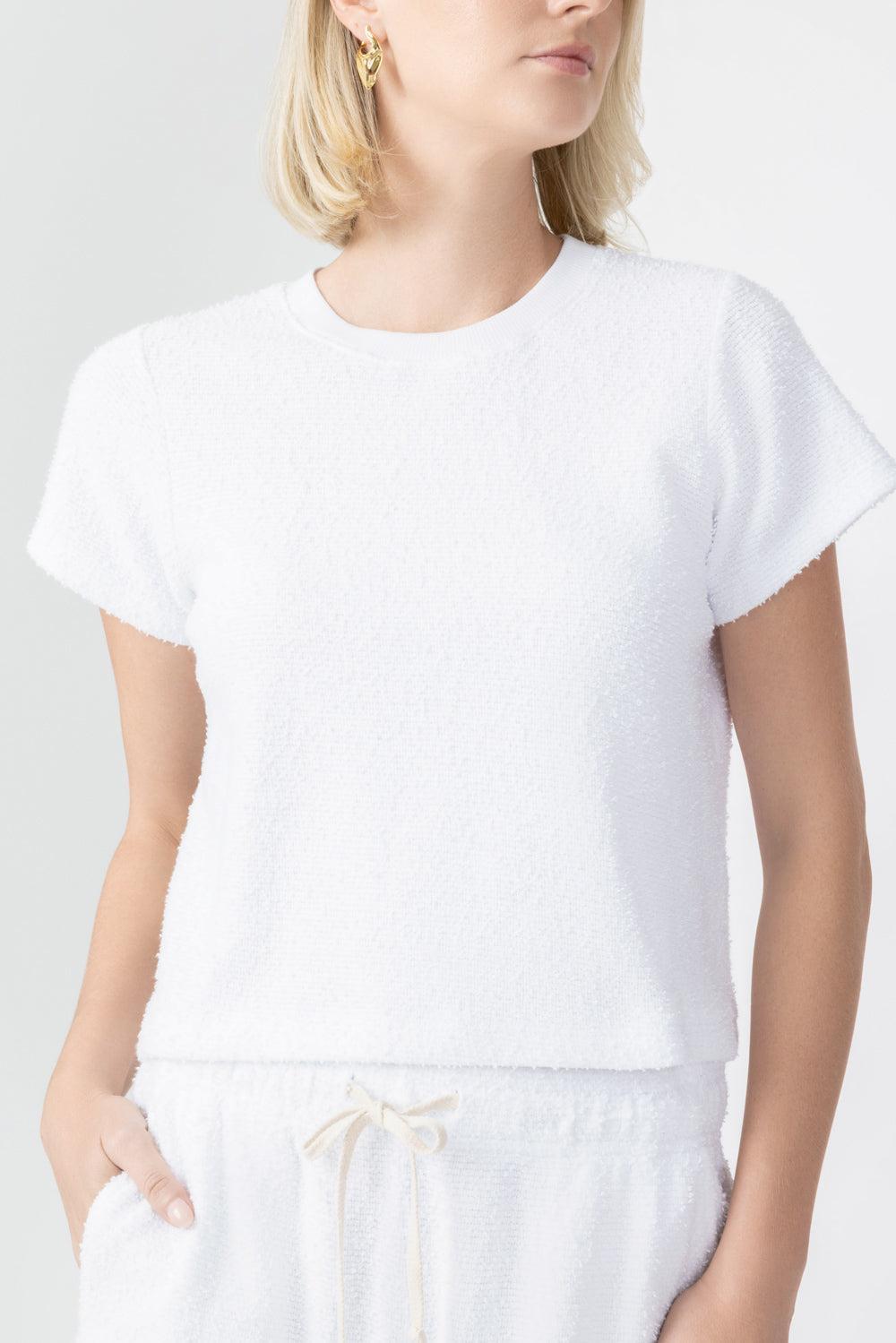 Short Sleeve Classic Tee - White-WHITE-0-CLOTHINGTOPT-SHIRT-The Lady & The Sailor x Marissa Collections