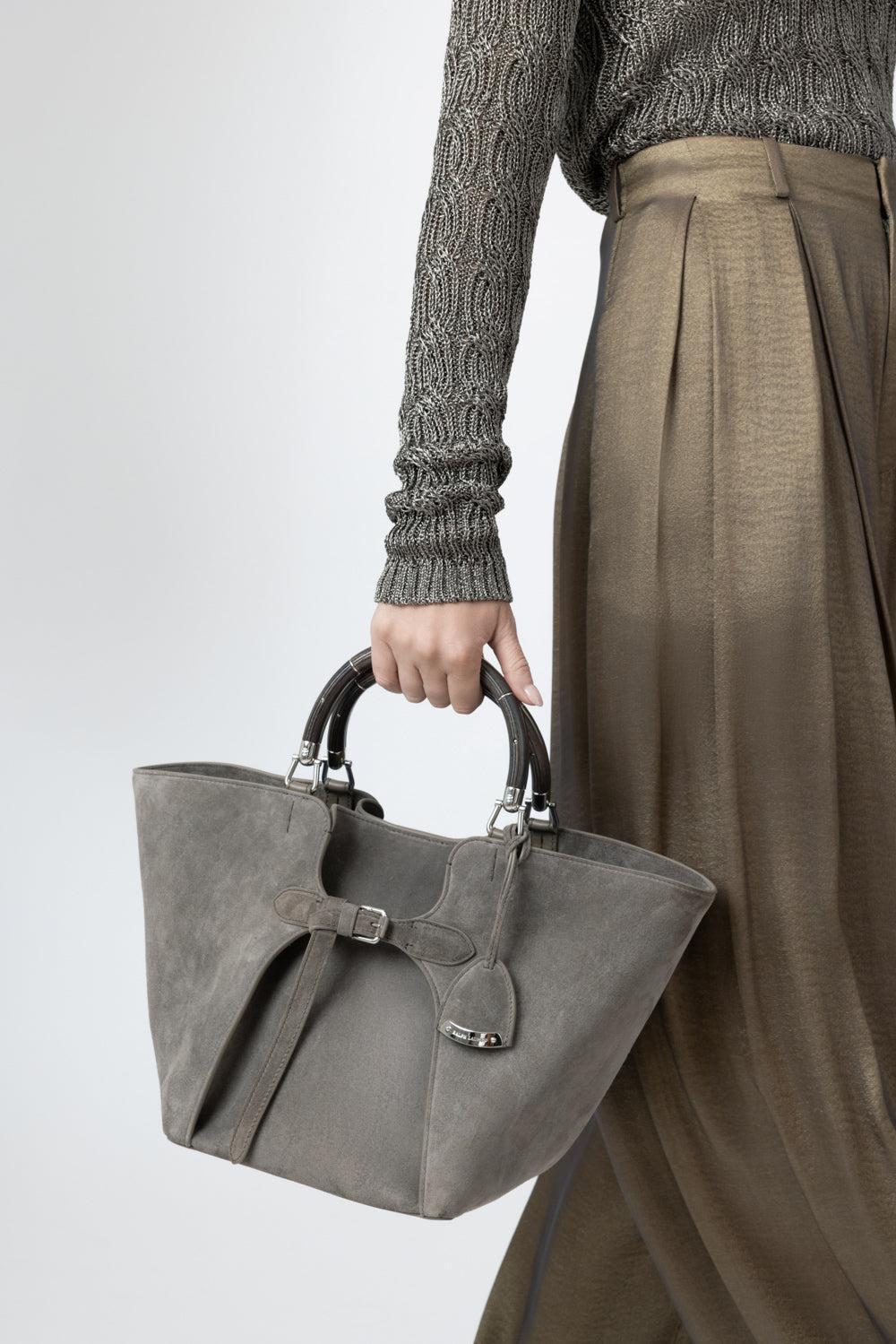  The Ralph Calf-Suede Tote-BROWN-HANDBAGTOTES-RALPH LAUREN 