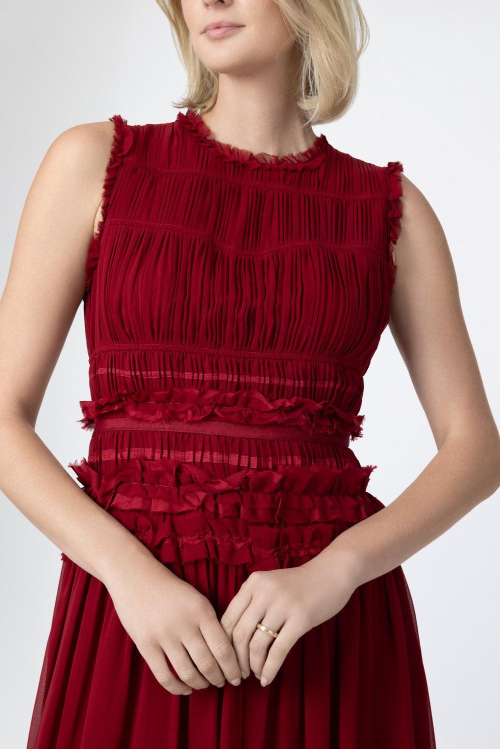 Etta Sleeveless Dress-BROWN-2-CLOTHINGDRESSCASUAL-ULLA JOHNSON