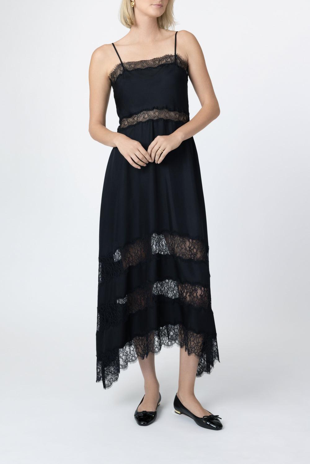 Coco Sleeveless Dress-BLACK-2-CLOTHINGDRESSCOCKTAIL-ULLA JOHNSON