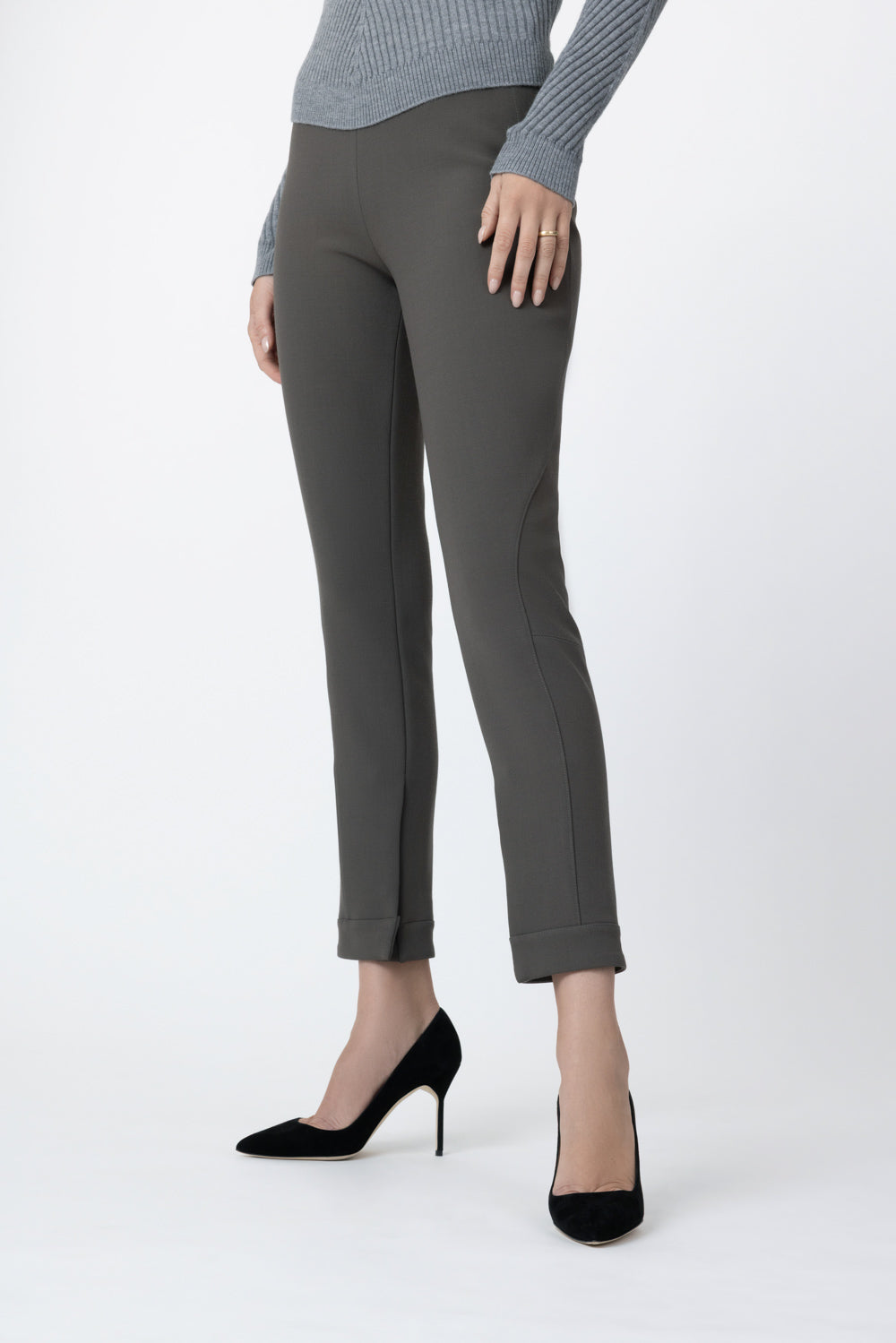 Slim Riding Pant-GREY-4-CLOTHINGPANTSLIM FIT-VICTORIA BECKHAM