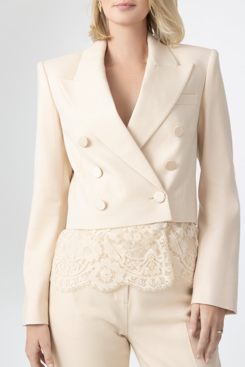 Valiant Lace Cropped Blazer-WHITE-0-CLOTHINGJACKETBLAZERS-ZIMMERMANN