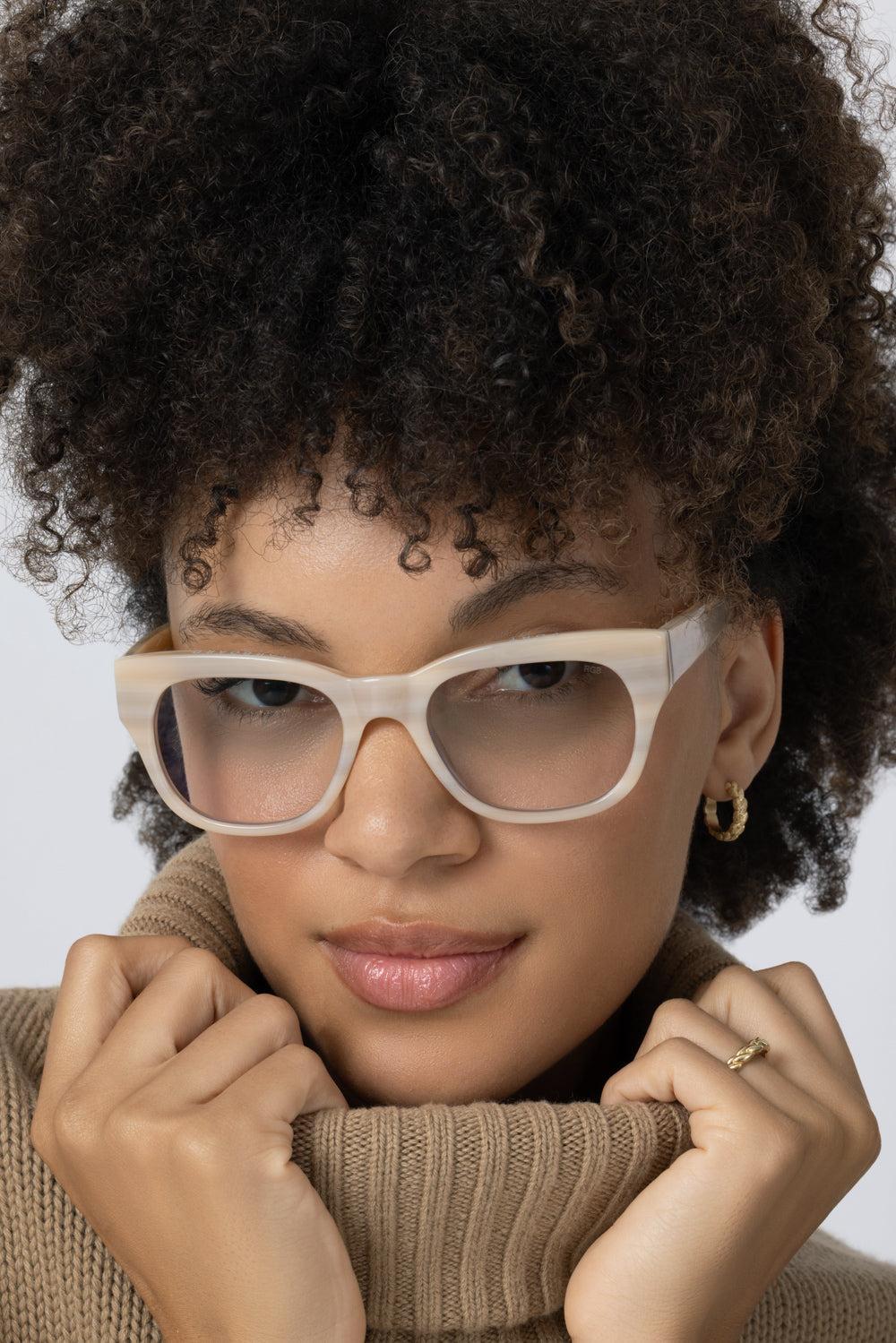 Miklos Reading Glasses - Polished Bone-CREAM-0-ACCESSORIEEYEWEAR-CADDIS