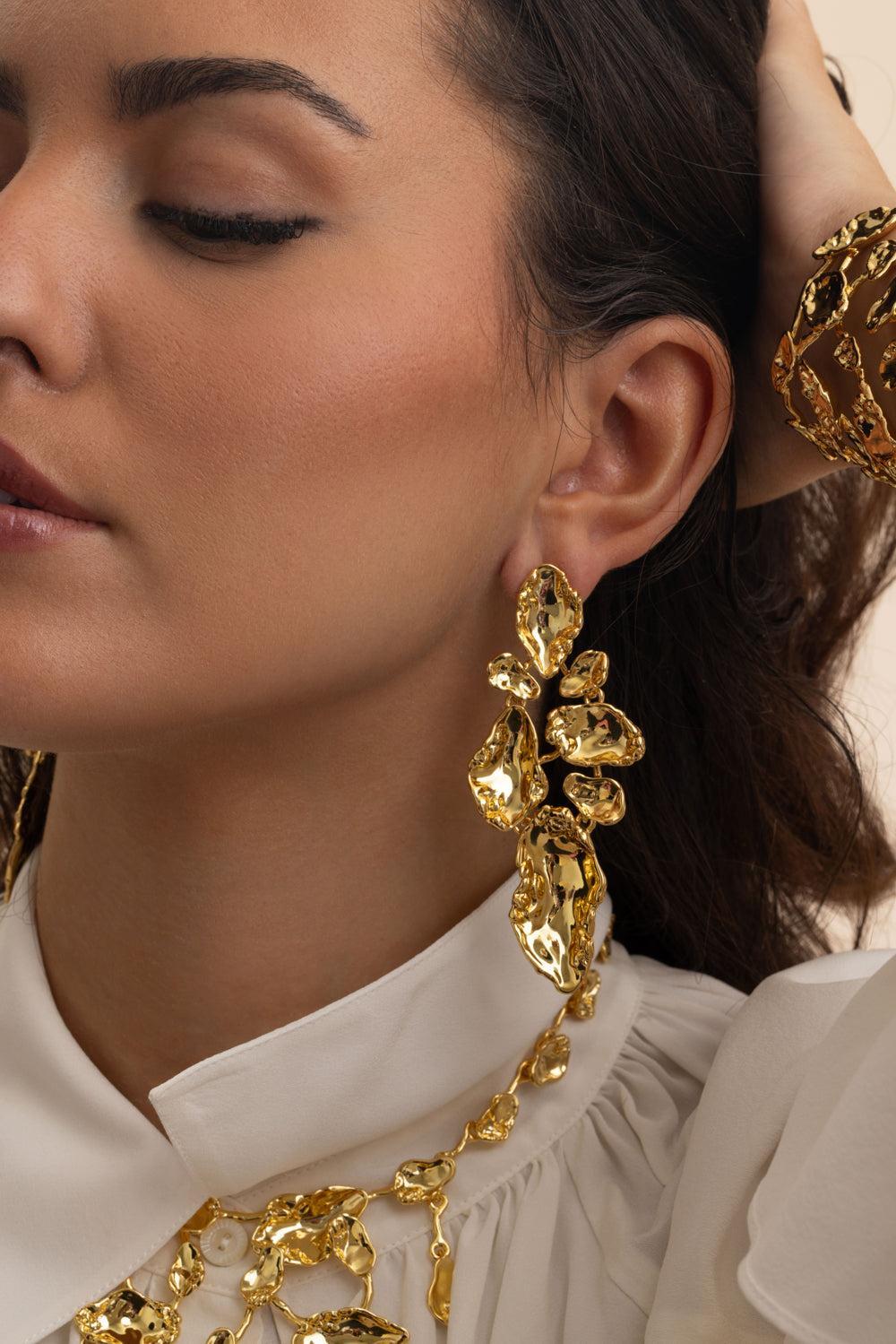 Brut Mosaic Earrings-YELLOW-JEWELRYBOUTIQUEEARRING-ALEXIS BITTAR