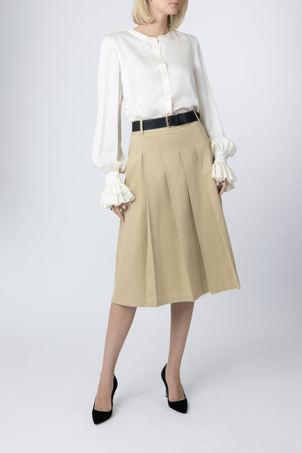 Vanessa Button Blouse-CREAM-34-CLOTHINGTOPBLOUSE-DMN PARIS