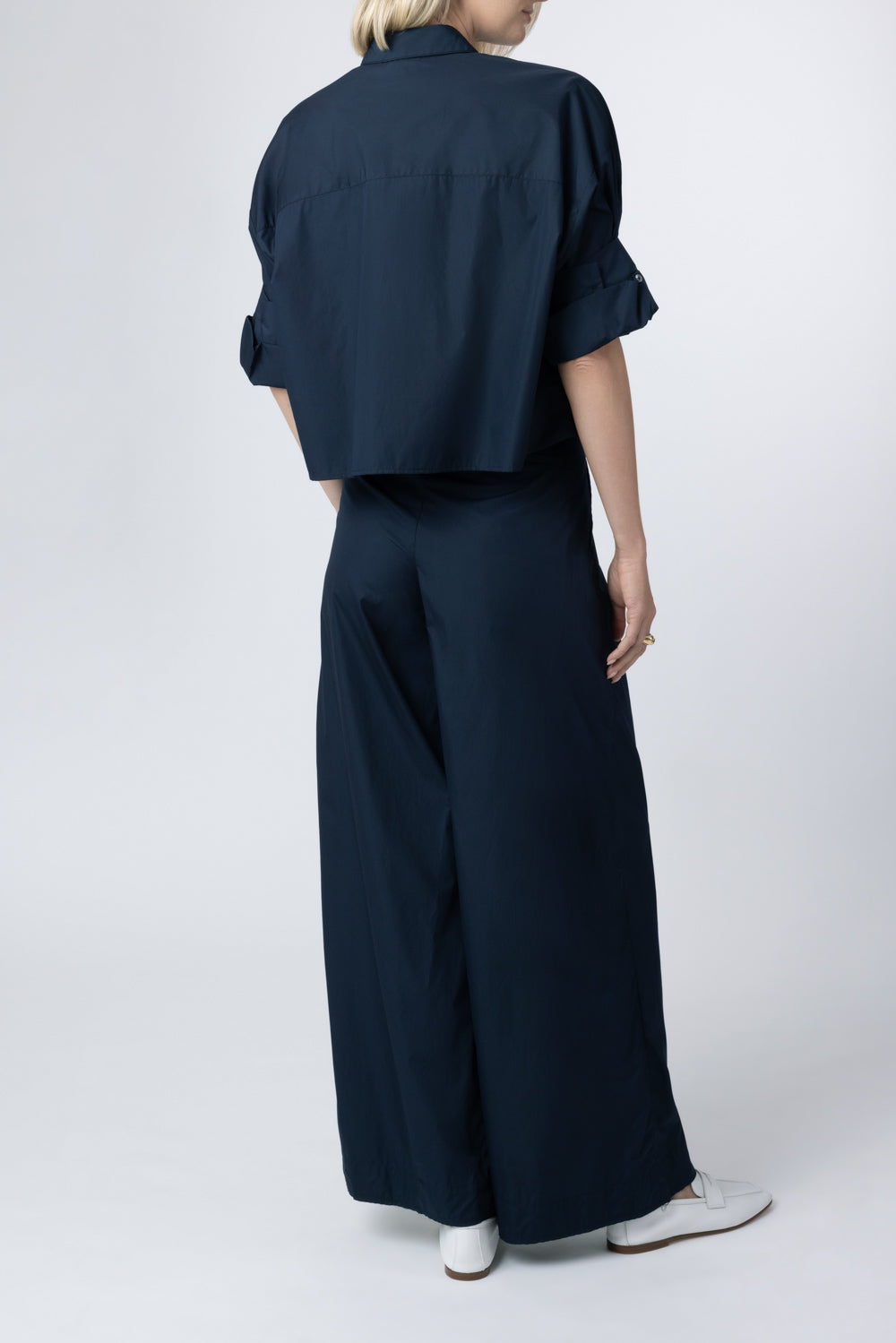  Next Ex Superfine Shirt - Navy-BLUE-P-CLOTHINGTOPBLOUSE-TWP 