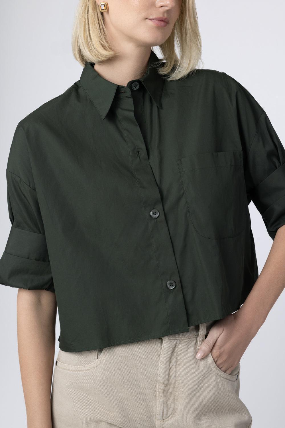 Next Ex Superfine Shirt - Rosen-GREEN-P-CLOTHINGTOPBLOUSE-TWP
