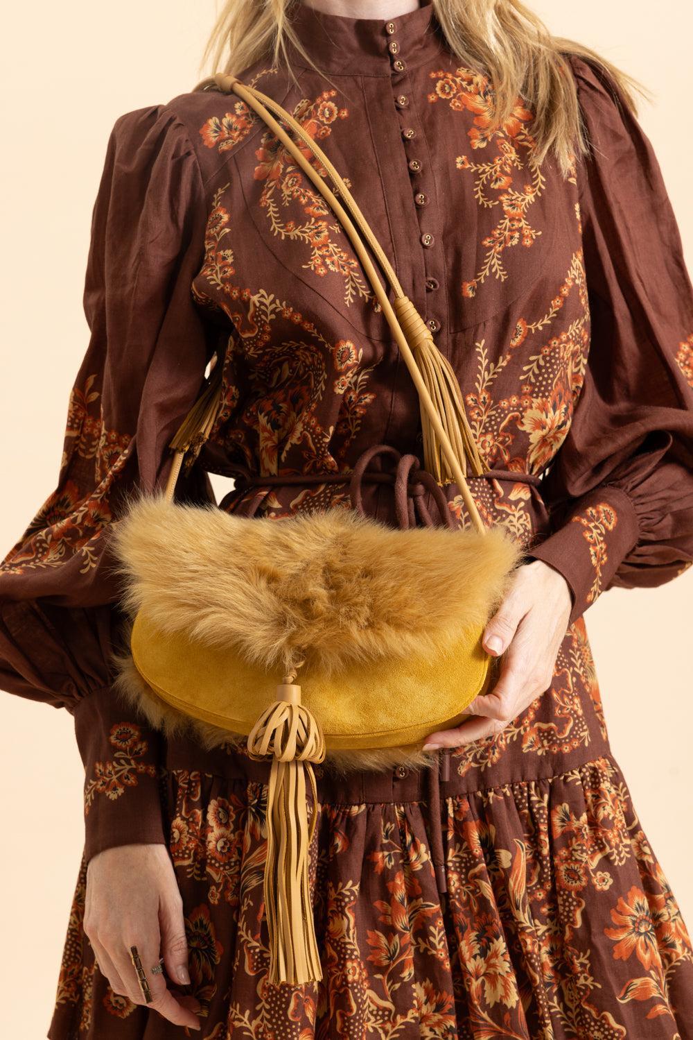 Paloma Tassel Flap Bag-LOTUS-HANDBAGSHOULDER-ULLA JOHNSON