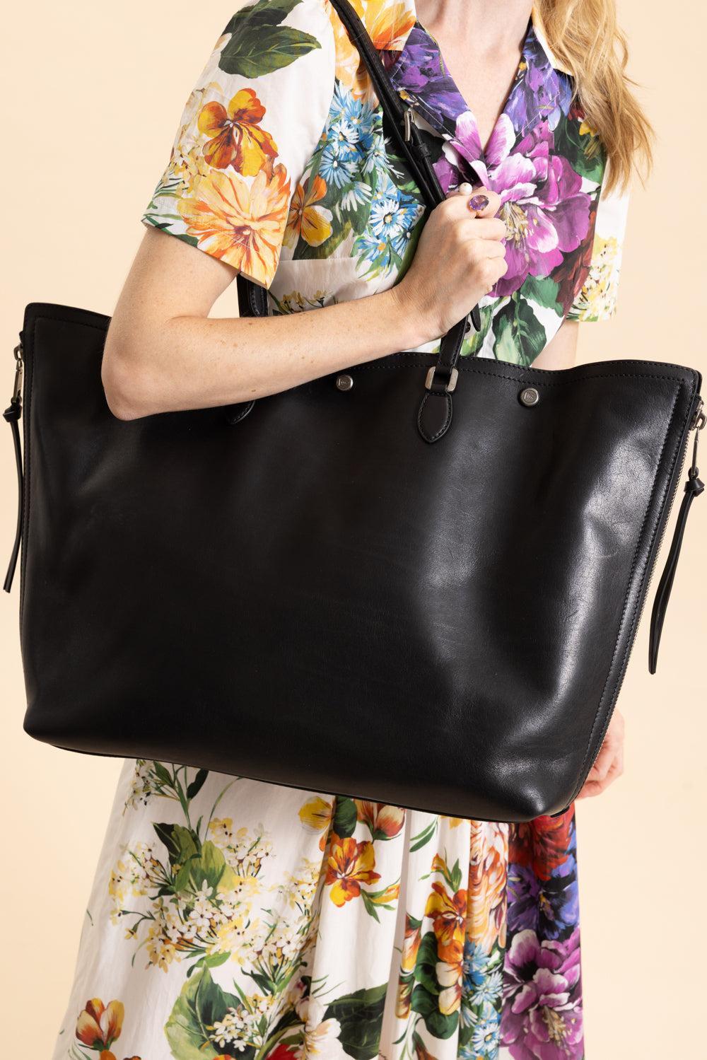 Shopping Tote-NERO-HANDBAGTOTES-DOLCE & GABBANA