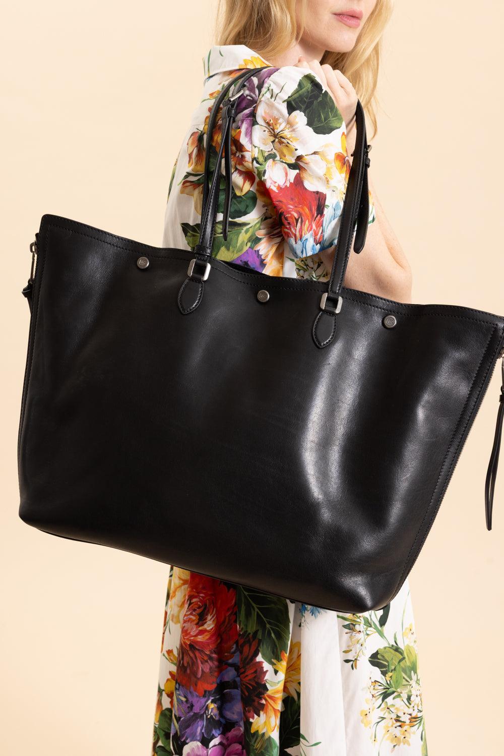 Shopping Tote-NERO-HANDBAGTOTES-DOLCE & GABBANA