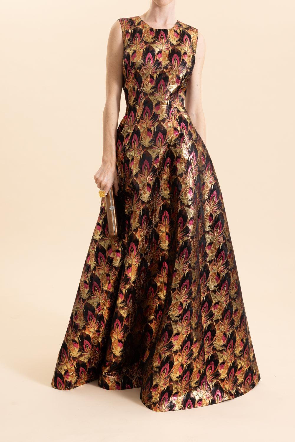 Vestis Gown-FUCSHIA-6-CLOTHINGDRESSGOWN-MARY KATRANTZOU