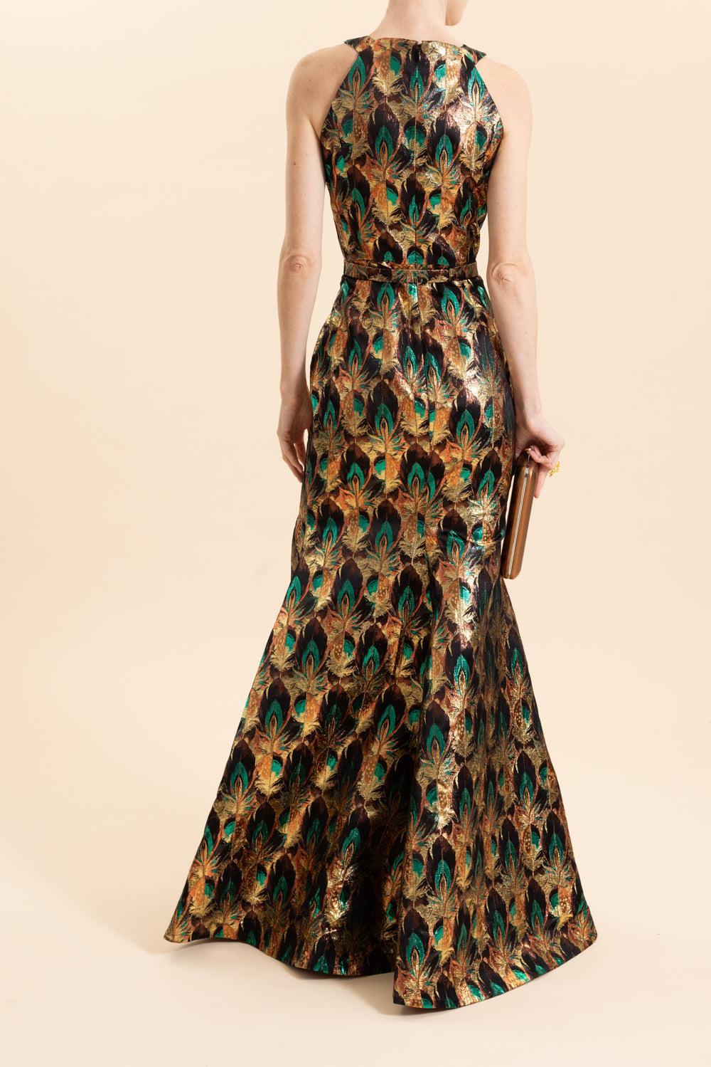 Alethea Gown-TEAL-4-CLOTHINGDRESSGOWN-MARY KATRANTZOU