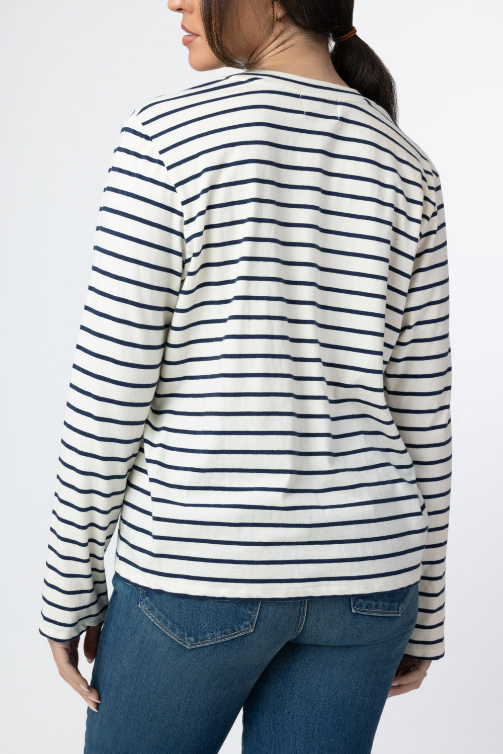 Long Sleeve Relaxed Tee-STRIPE-0-CLOTHINGTOPT-SHIRT-The Lady & The Sailor x Marissa Collections
