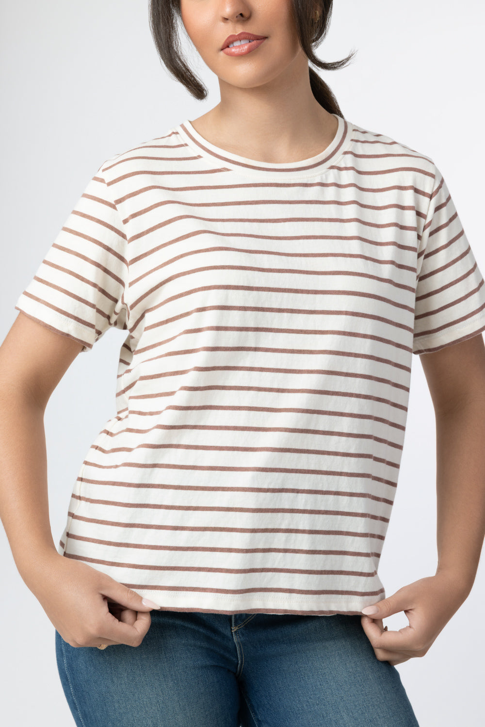  Short Sleeve Classic Tee-STRIPE-0-CLOTHINGTOPT-SHIRT-The Lady & The Sailor x Marissa Collections 