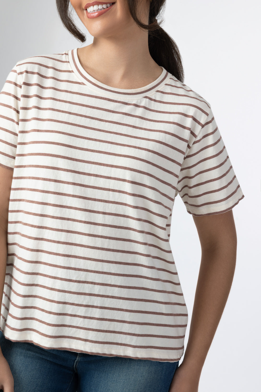  Short Sleeve Classic Tee-STRIPE-0-CLOTHINGTOPT-SHIRT-The Lady & The Sailor x Marissa Collections 
