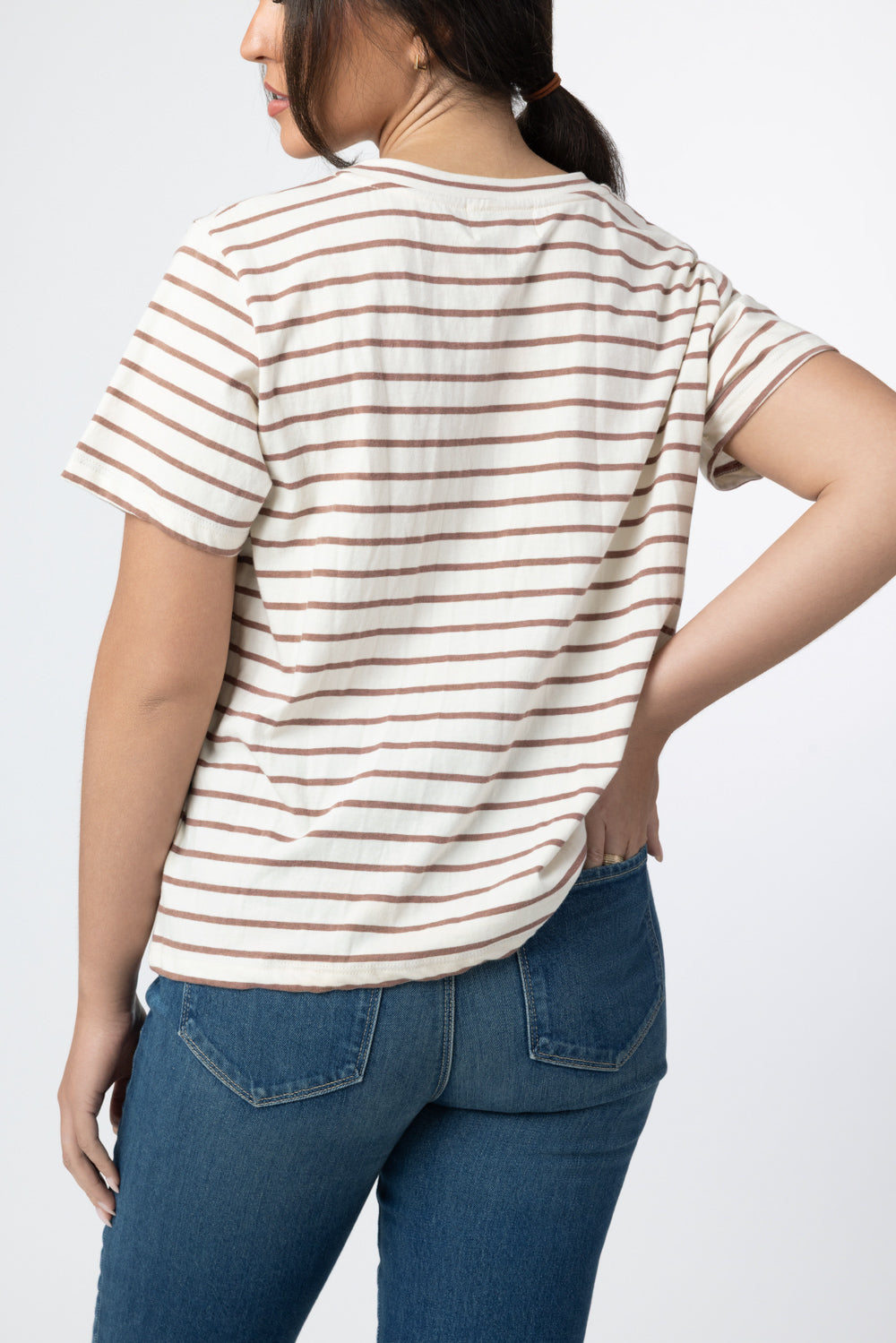  Short Sleeve Classic Tee-STRIPE-0-CLOTHINGTOPT-SHIRT-The Lady & The Sailor x Marissa Collections 