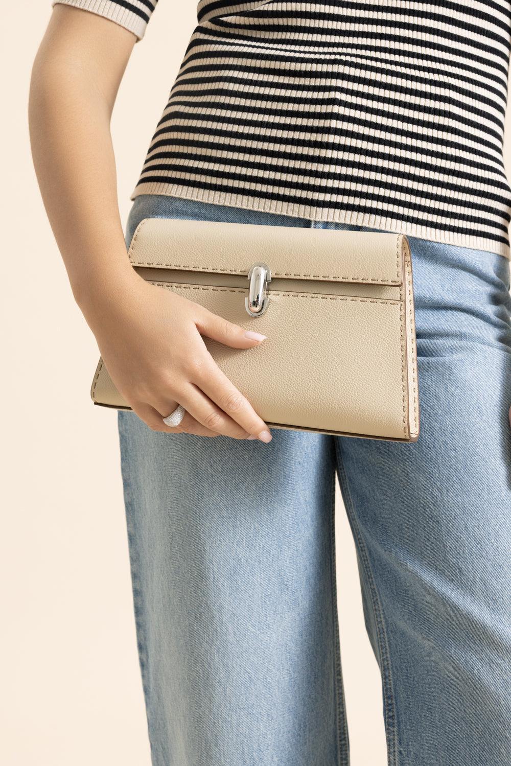 Symmetry Shoulder Bag-BONE-HANDBAGSHOULDER-SAVETTE