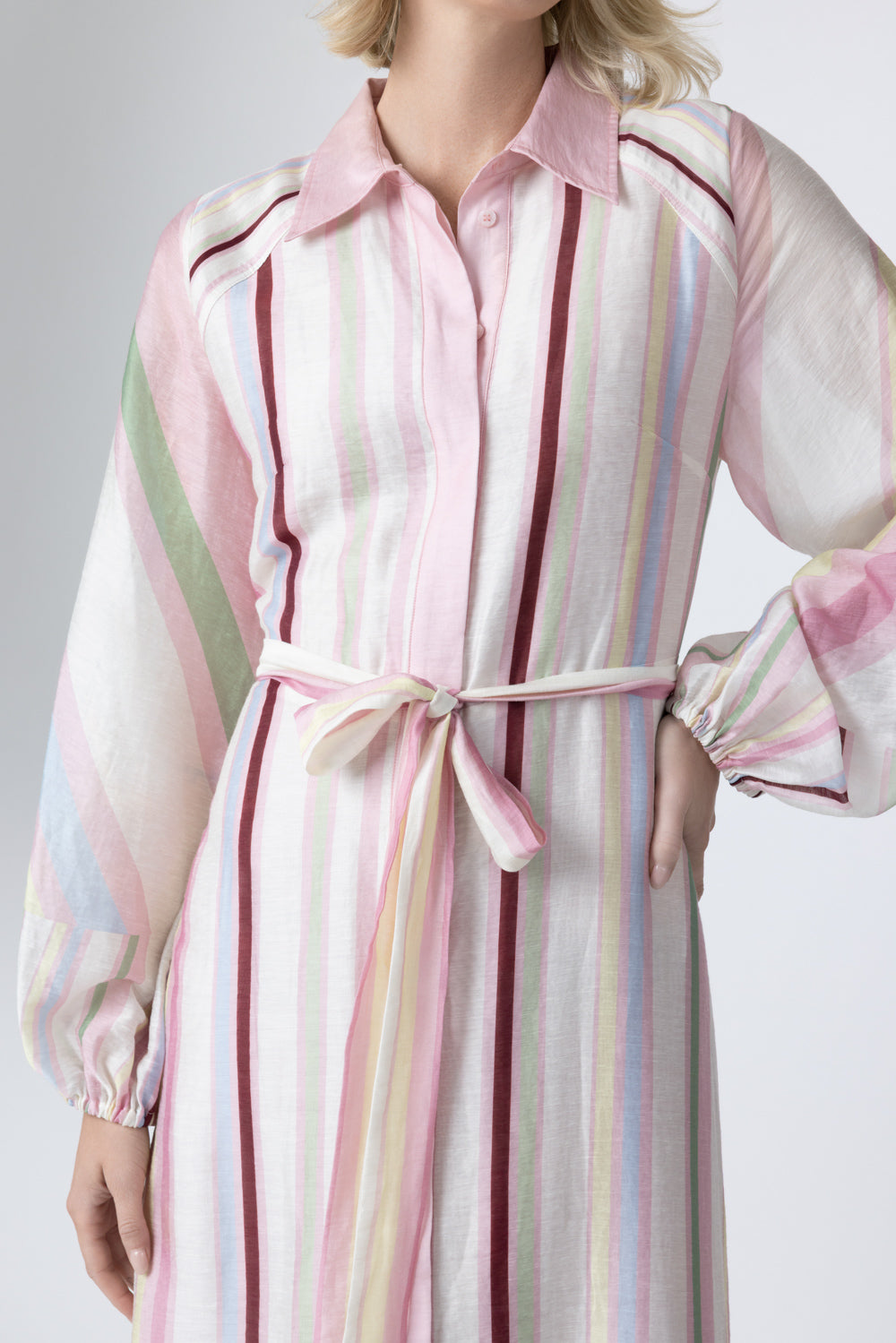 Saskia Midi Wrap Dress