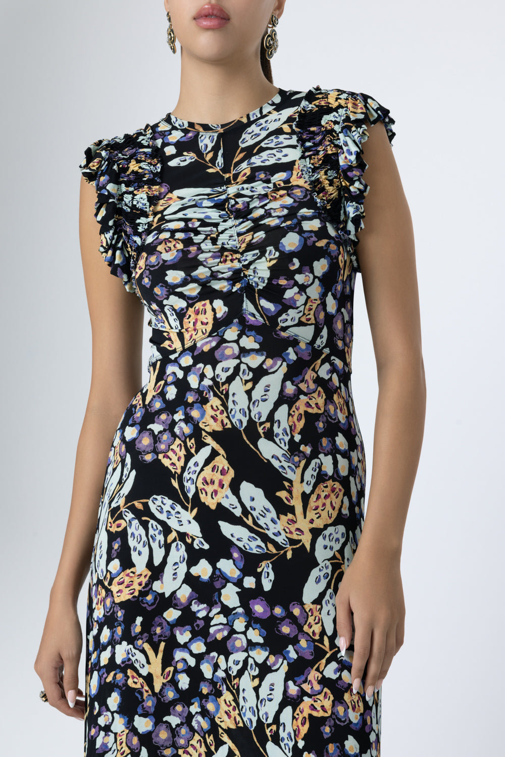 Valentine Flutter Sleeve Dress