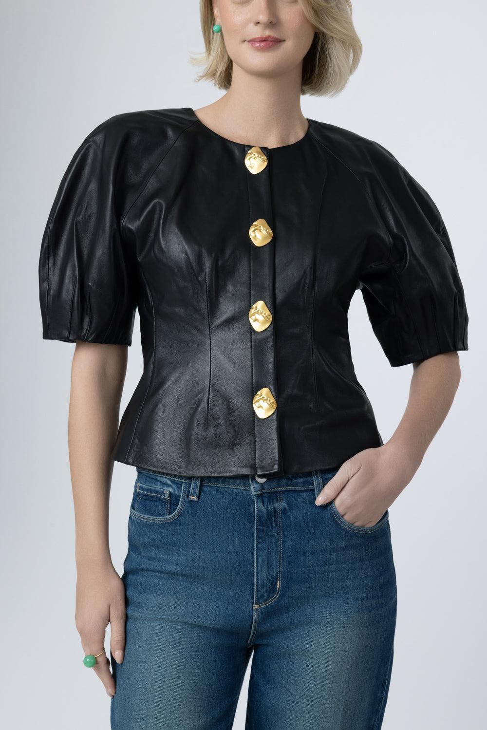 Fletcher Top-BLACK-XS-CLOTHINGTOPBLOUSE-CARA CARA