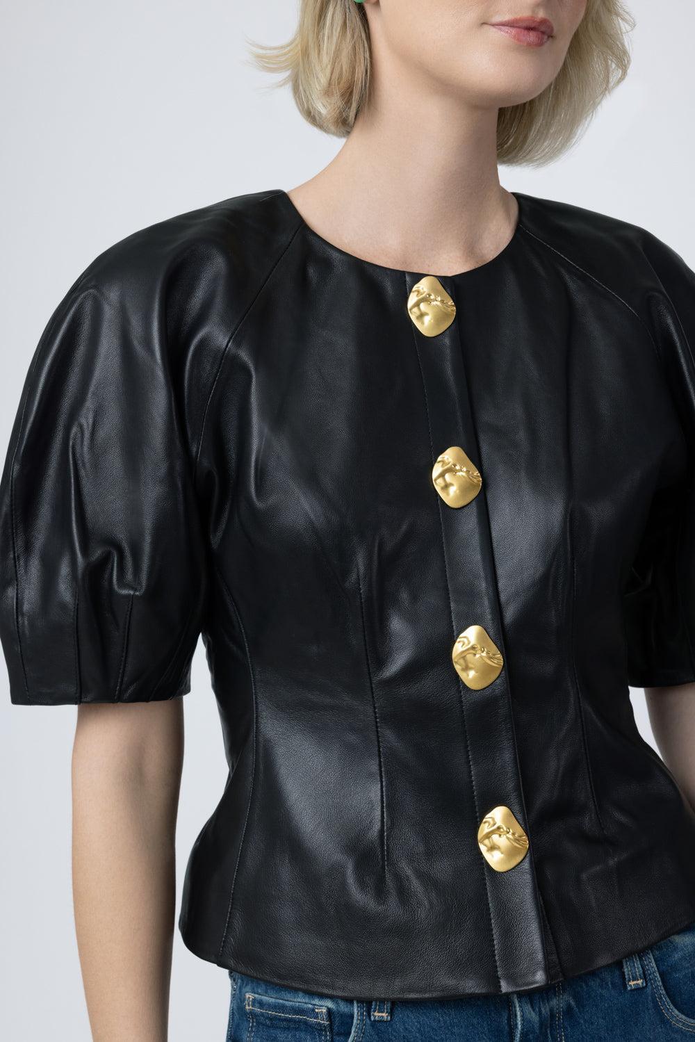 Fletcher Top-BLACK-XS-CLOTHINGTOPBLOUSE-CARA CARA