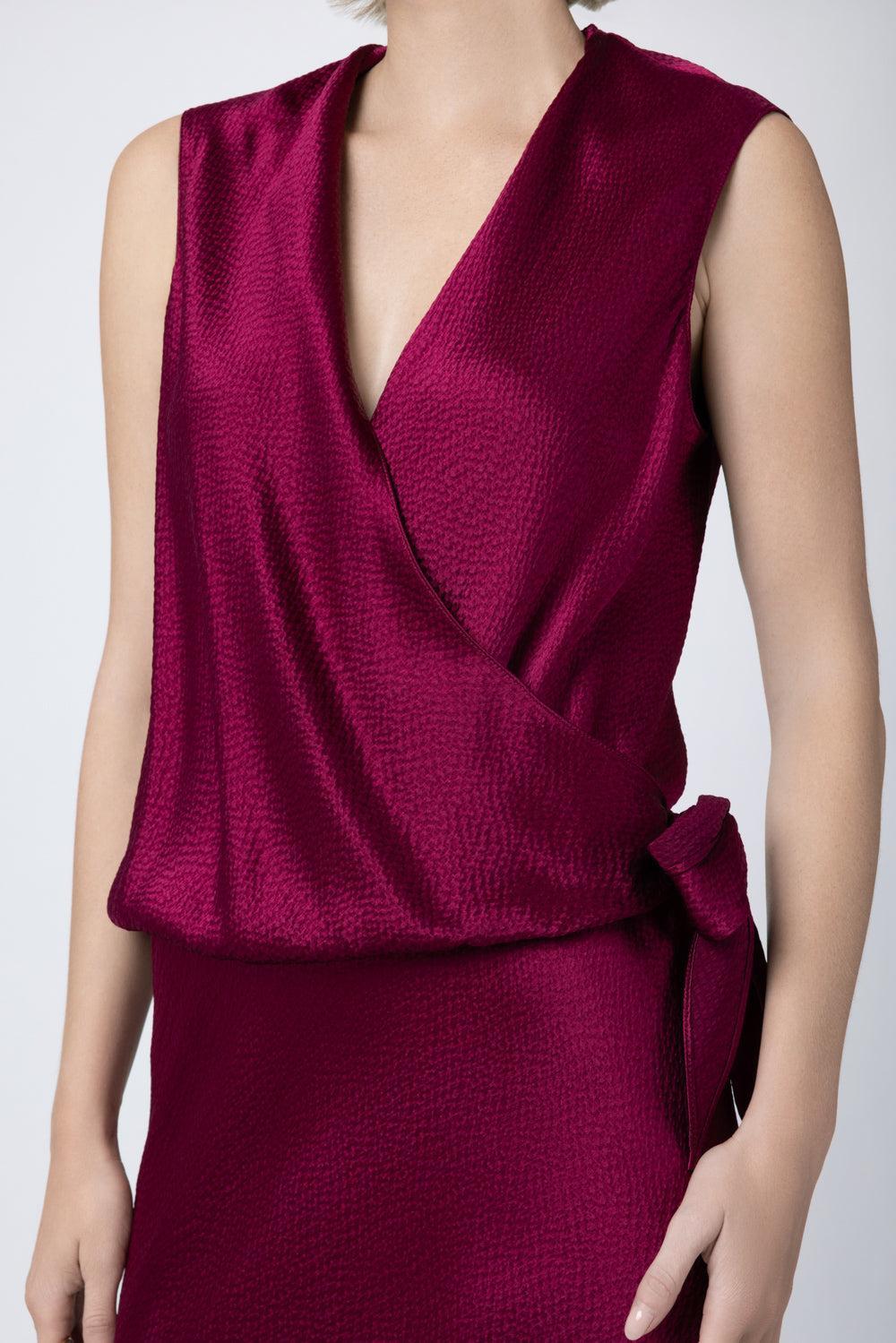 Taos Dress - Ruby-PINK-P-CLOTHINGDRESSGOWN-PETER COHEN