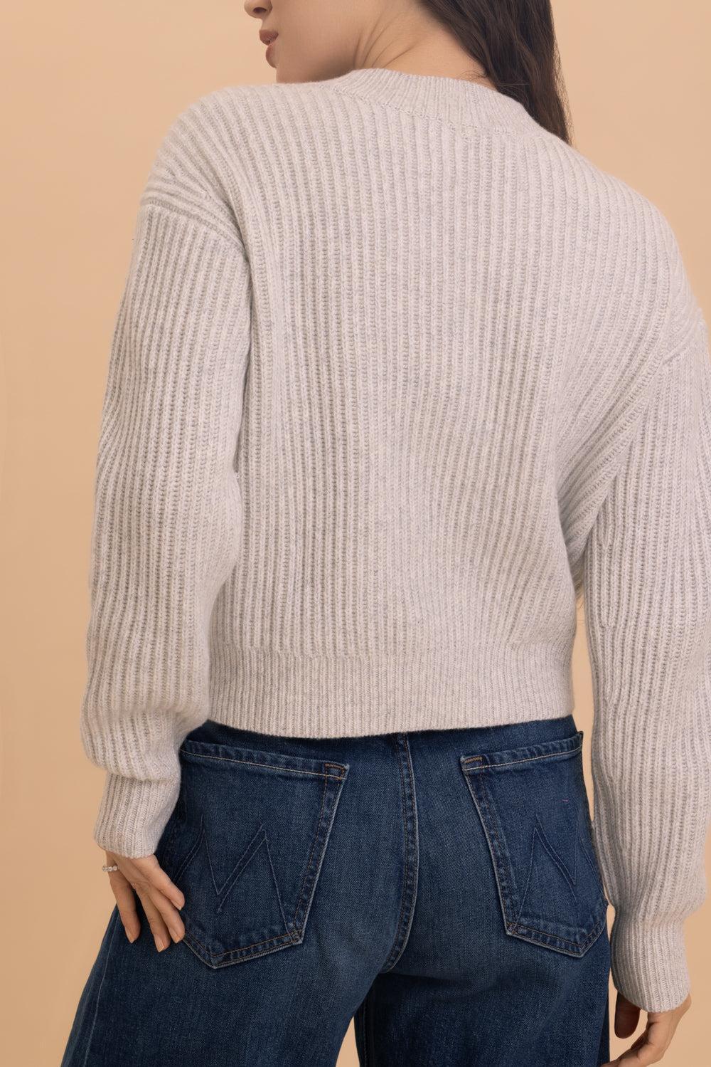 Button Front Cropped Cardigan-LTHTHRGY-XS-CLOTHINGTOPCARDIGAN-TWP