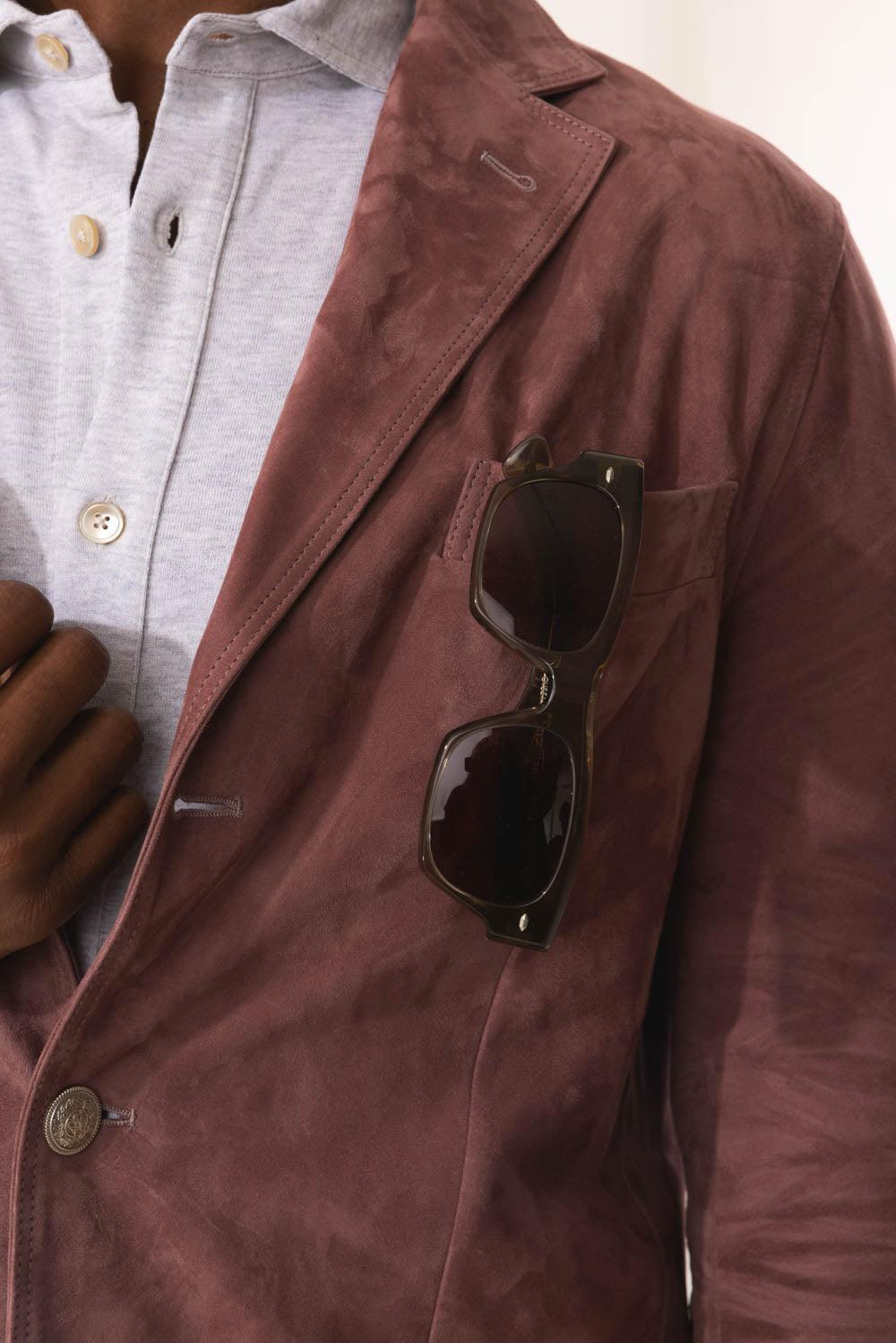 Cutler And Gross 1391 Sunglasses-OLIVE/BURGUNDY-ACCESSORIEEYEWEAR-OLIVER PEOPLES