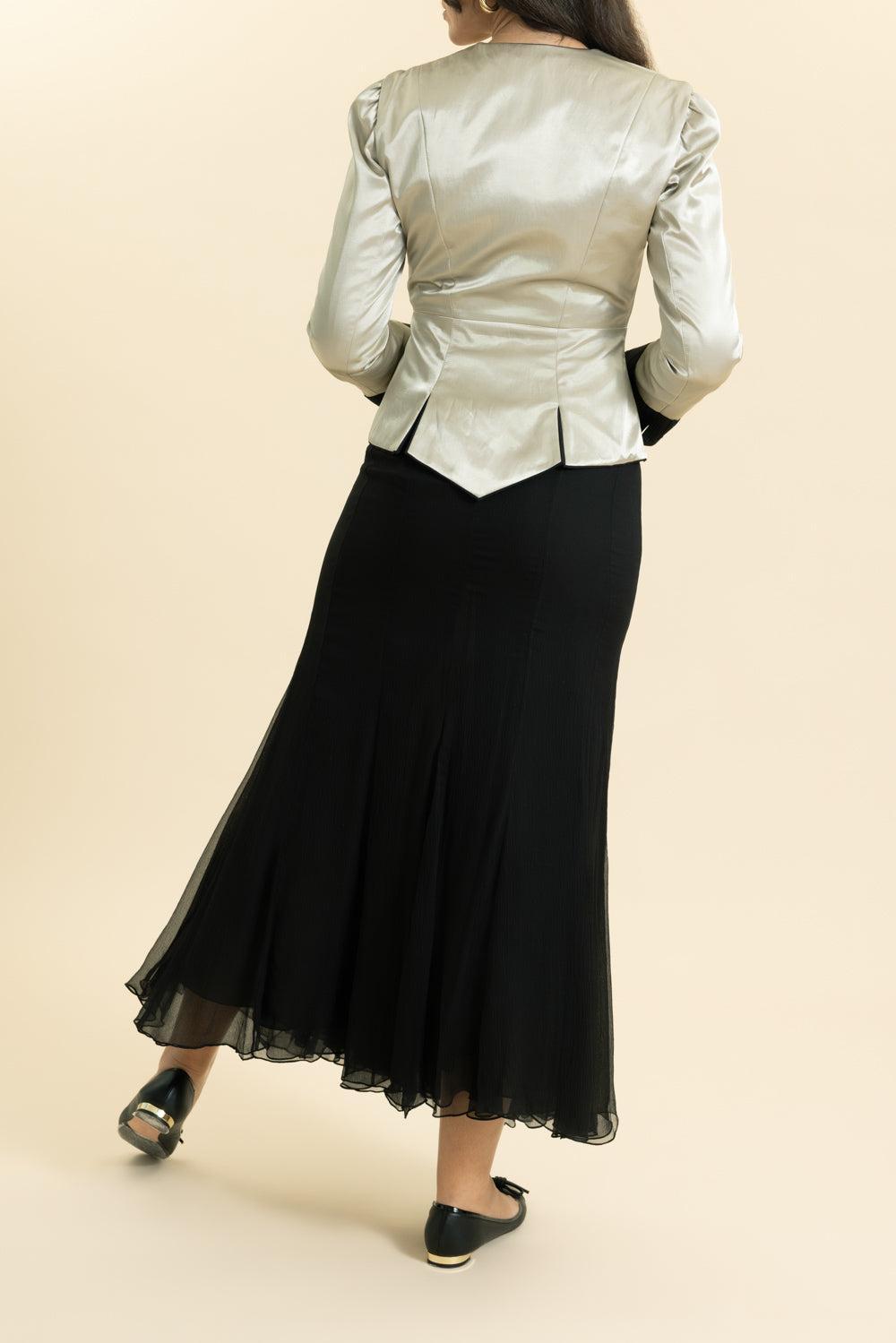 Fluid Maxi Skirt-BLACK-36-CLOTHINGSKIRTMAXI-CHLOÉ