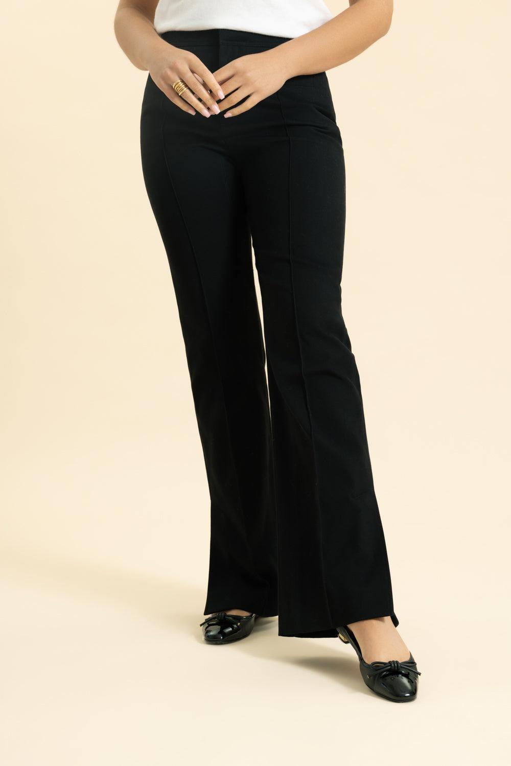 Tailored Cavalry Pant-BLACK-38-CLOTHINGPANTCASUAL-CHLOÉ