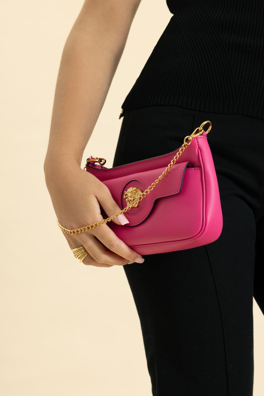 La Medusa Mini Bag - Dragonfruit-DRGNFRUT-HANDBAGSHOULDER-VERSACE