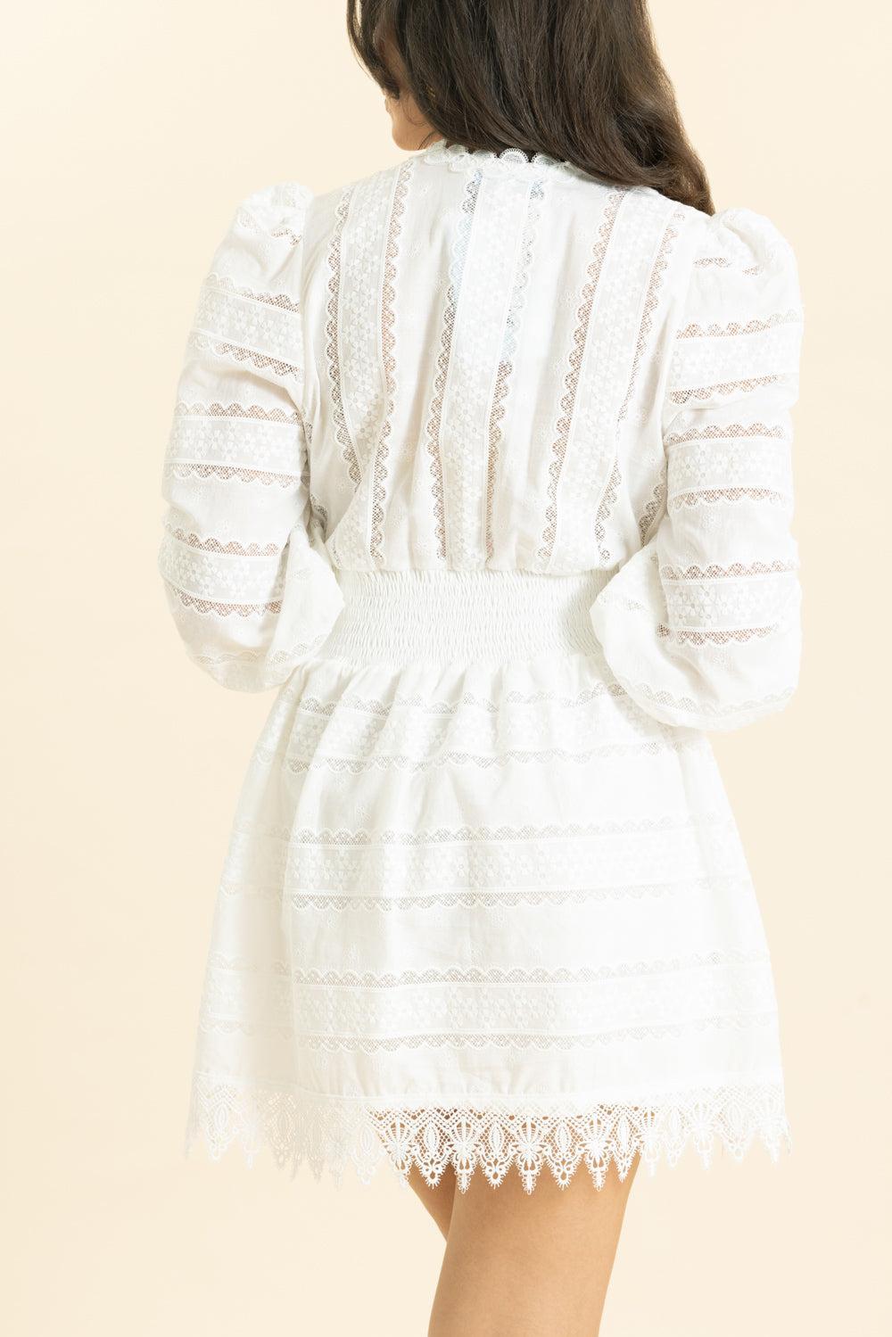 Mara De Plata Dress-WHITE-XS-CLOTHINGDRESSCASUAL-WAIMARI
