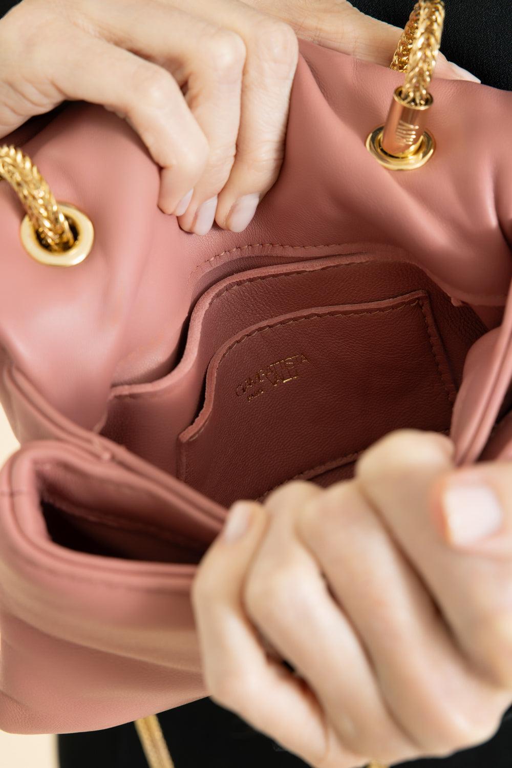 Mini Flower Airbag Bag - Antique Rose-ANTQRSEG-HANDBAGSHOULDER-GIAMBATTISTA VALLI