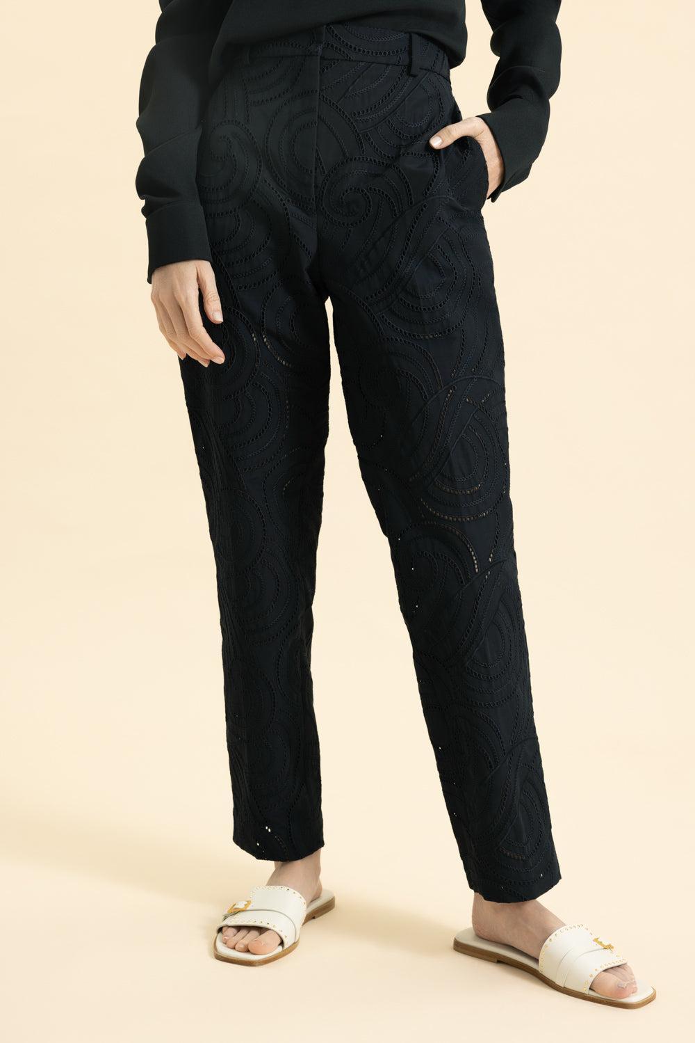 Faille Trousers-NIGHTBLU-40-CLOTHINGPANTCASUAL-MANTU