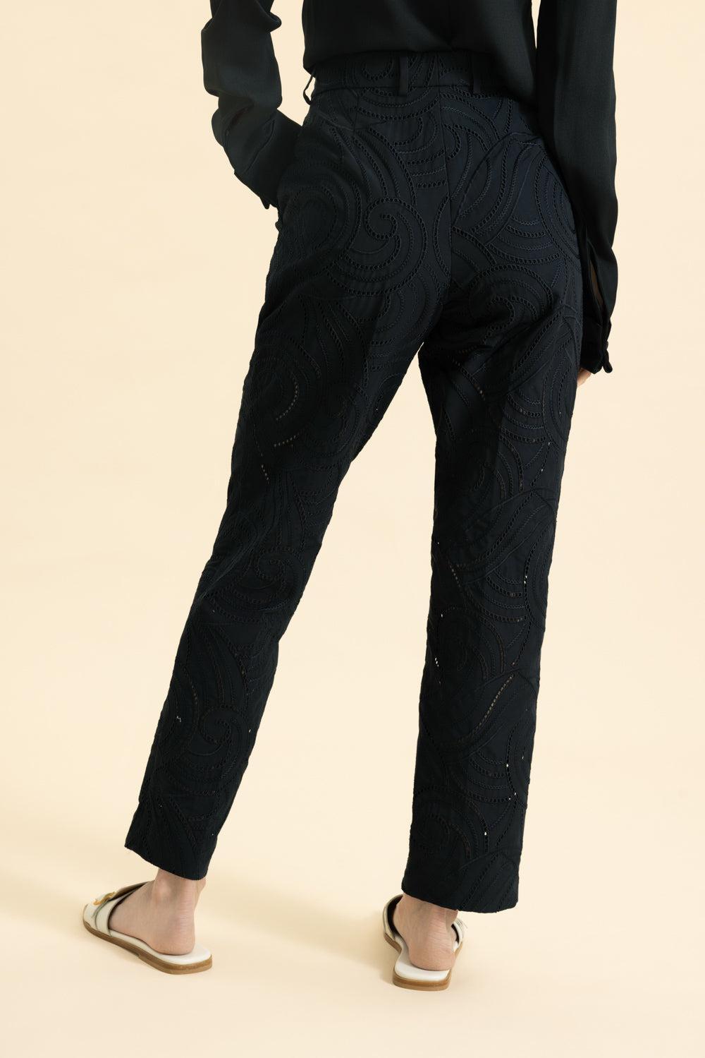 Faille Trousers-NIGHTBLU-40-CLOTHINGPANTCASUAL-MANTU