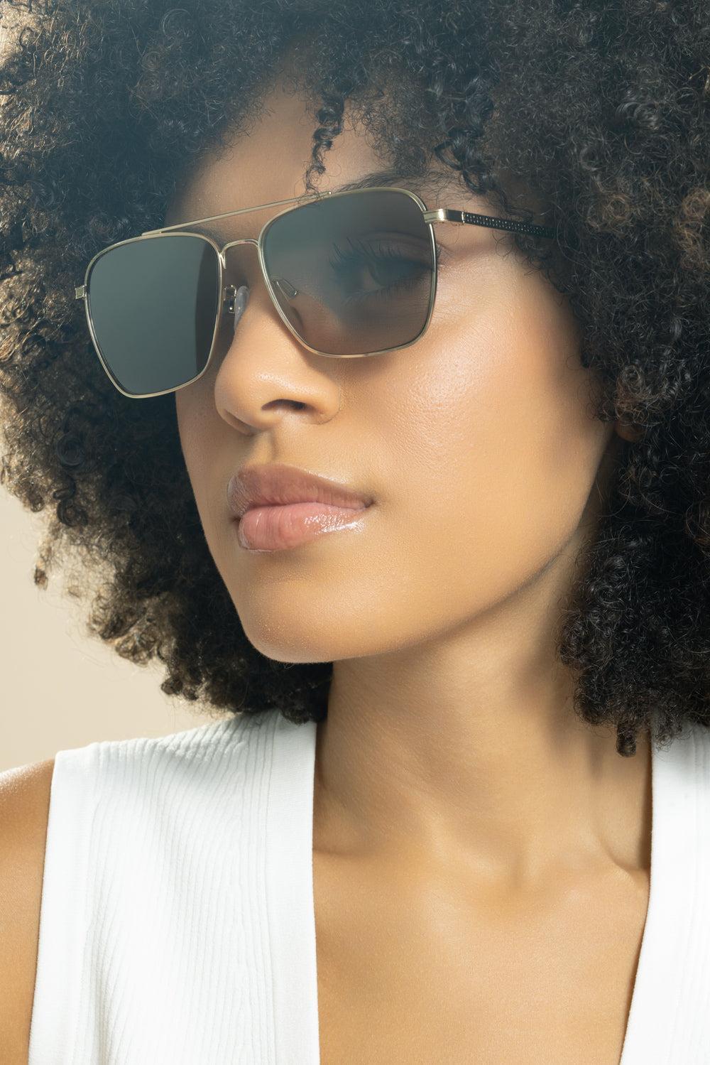 R-15 Sunglasses-GLDDSTFL-ACCESSORIESUNGLASSES-OLIVER PEOPLES
