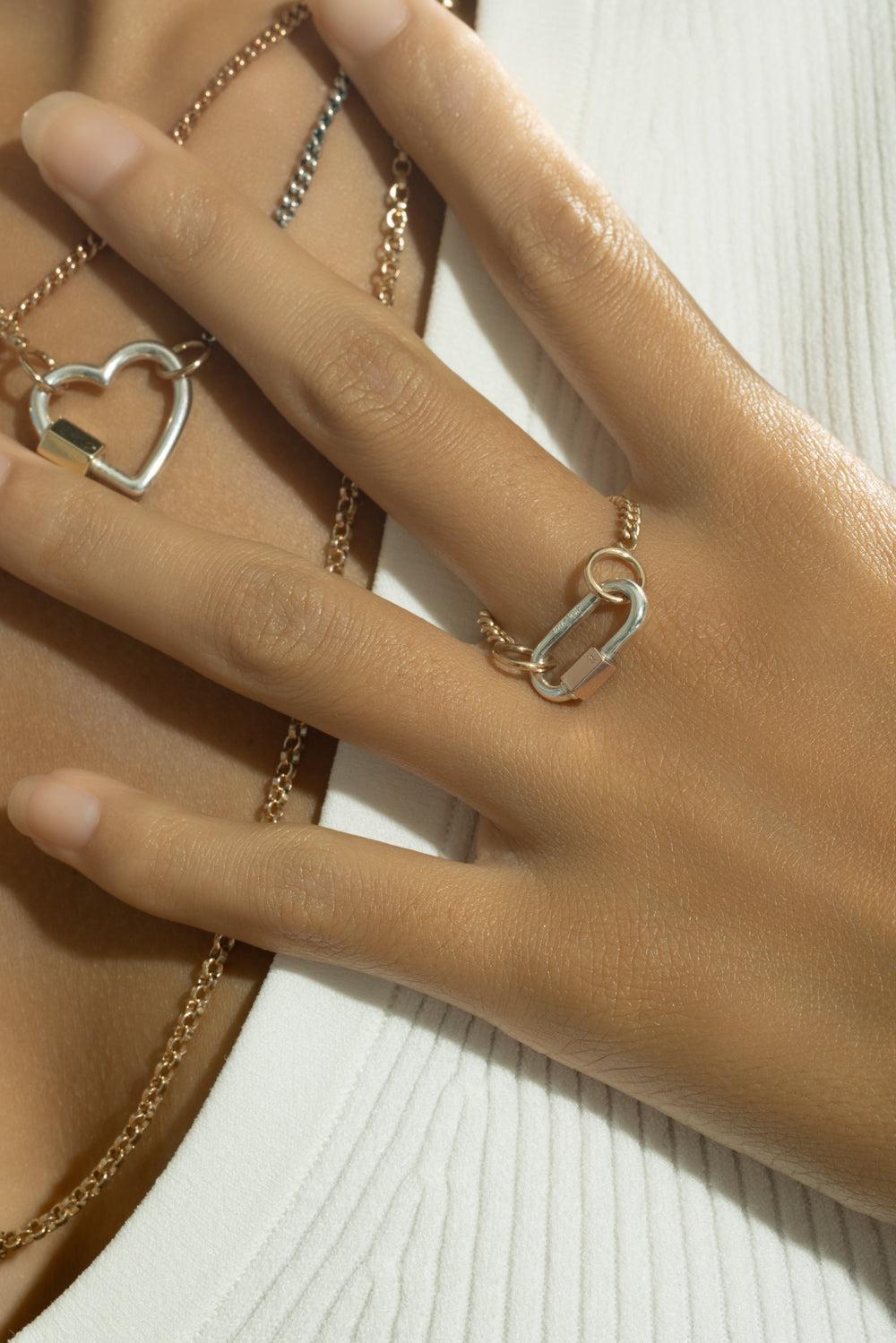 Mixed Metal Babylock-SILVER-JEWELRYFINE JEWELPENDANT-MARLA AARON