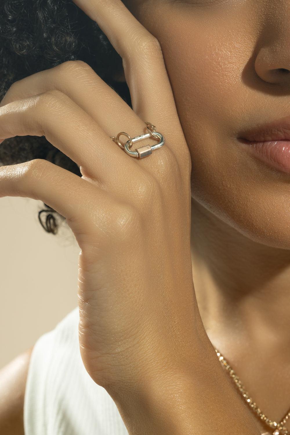 Mixed Metal Babylock-SILVER-JEWELRYFINE JEWELPENDANT-MARLA AARON