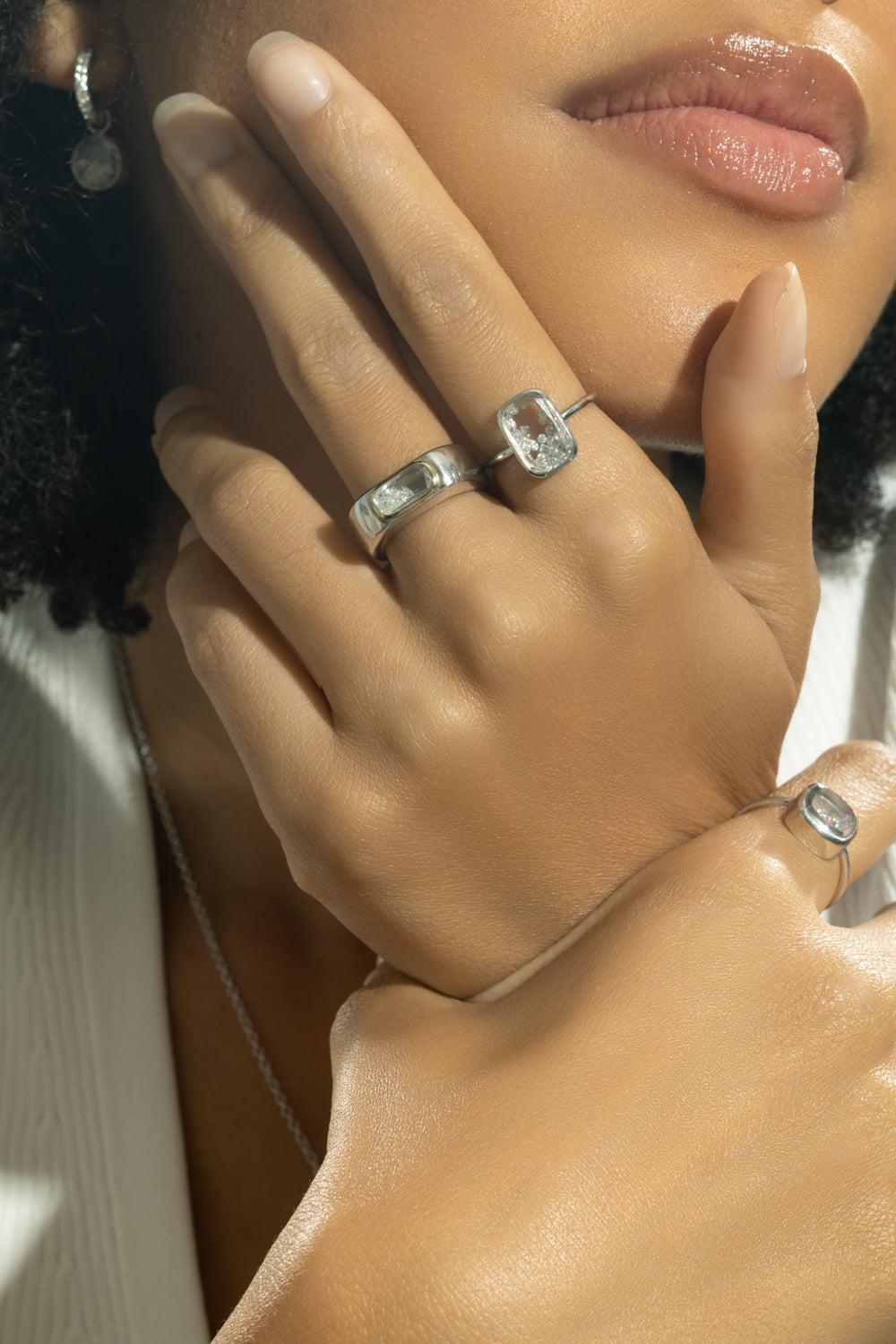 Diamond Dalila Cigar Band Ring-WHITE GOLD-6.5-JEWELRYFINE JEWELRING-MORITZ GLIK