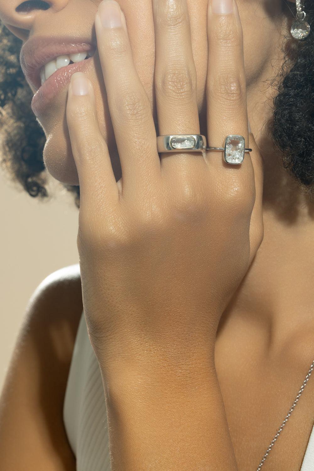 Diamond Dalila Cigar Band Ring-WHITE GOLD-6.5-JEWELRYFINE JEWELRING-MORITZ GLIK