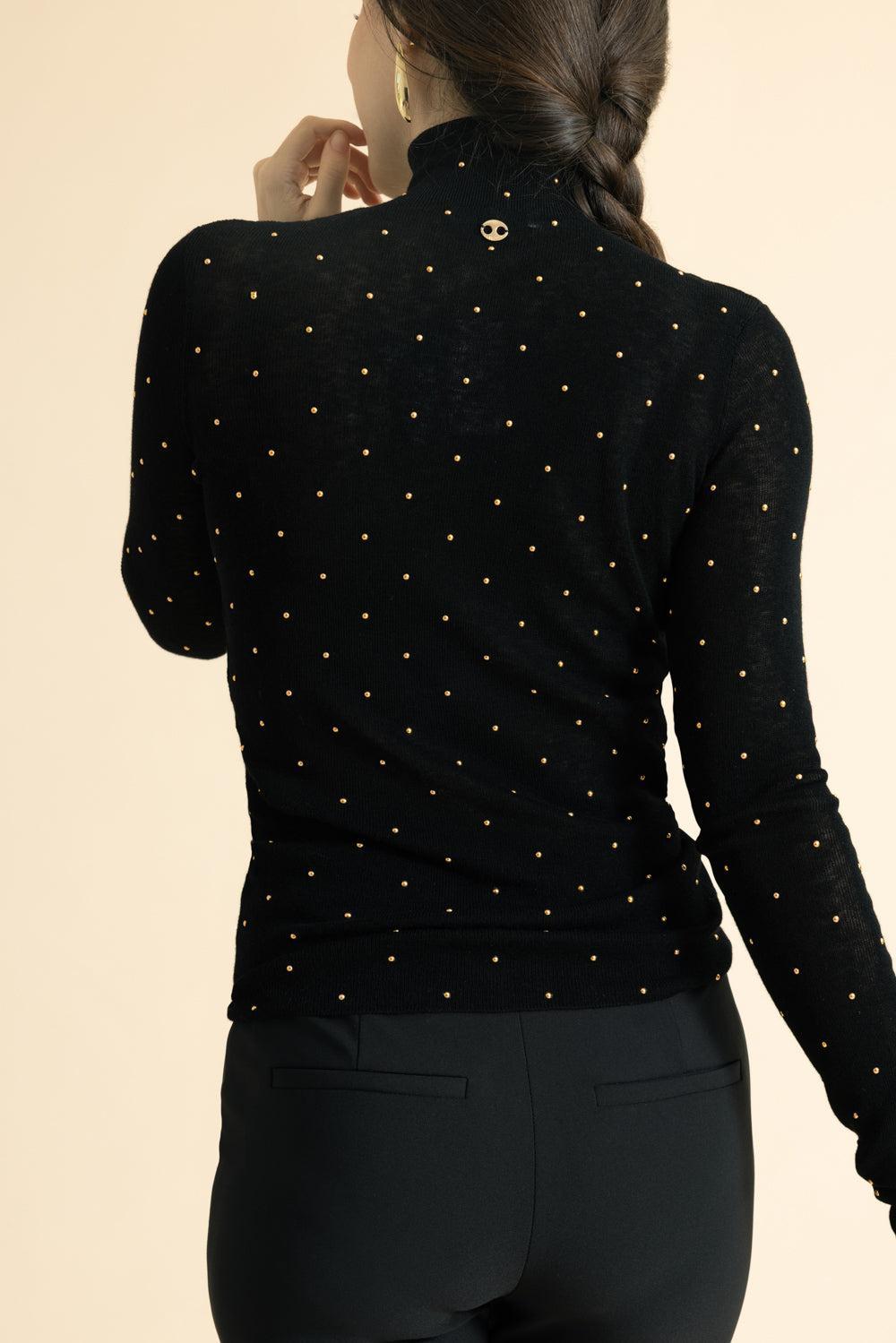 Second Skin Turtle-Neck Top-BLACK-S-CLOTHINGTOPKNITS-RABANNE