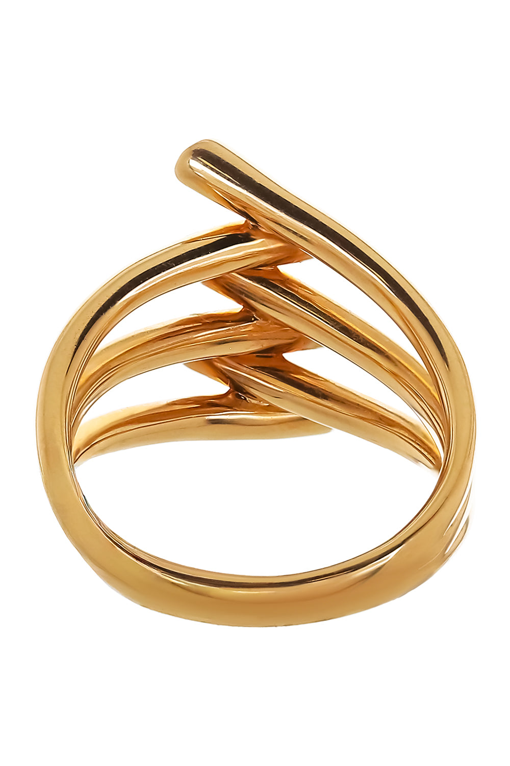 Diamond Criss Cross Ring