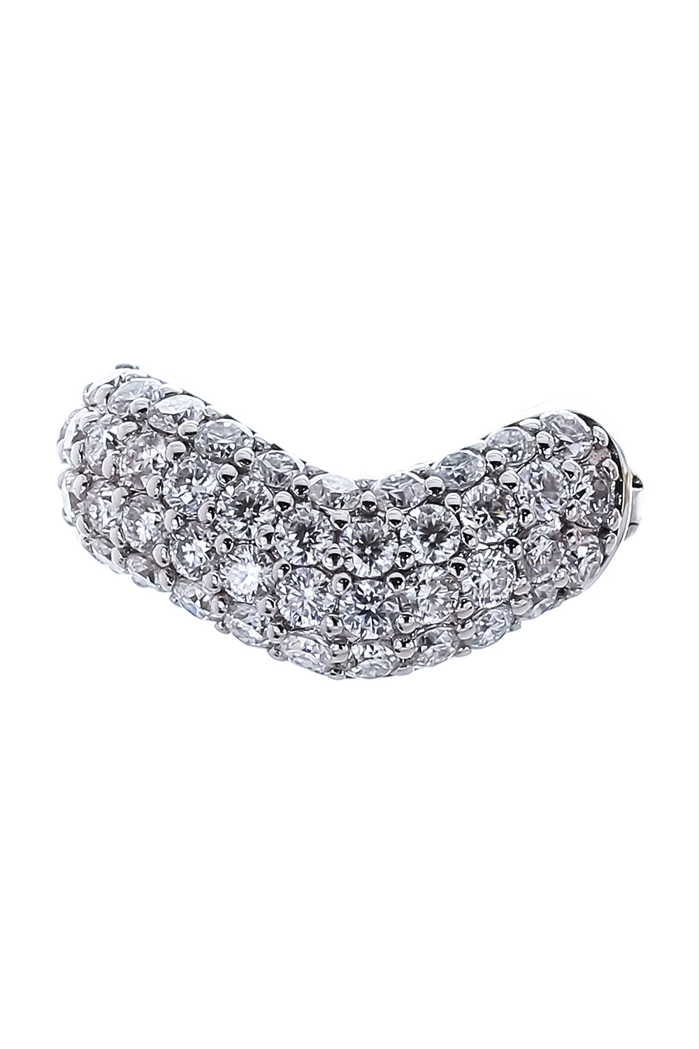 Diamond Pave Curve Ear Cuff