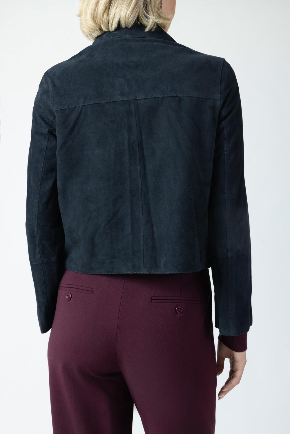 Fem Suede Jacket-BROWN-32-CLOTHINGJACKETCASUAL-ARMA